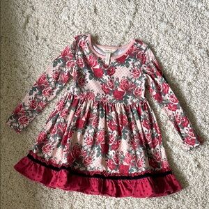 Matilda Jane Red and Pink Ruffled Tiered Sundress